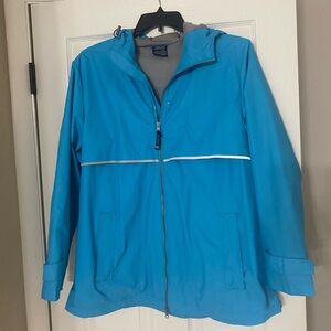 Charles River Apparel Gray and Blue Jacket